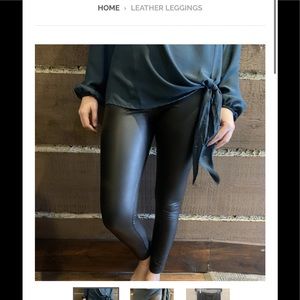 Seven Sisters Faux Leather Leggings
